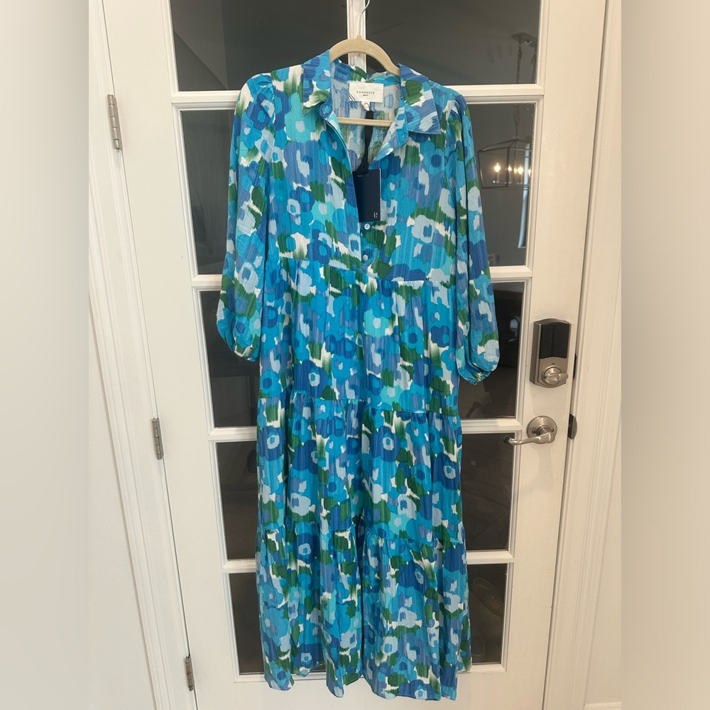 Tuckernuck Pomander Place long sleeve maxi - size small - new with tags